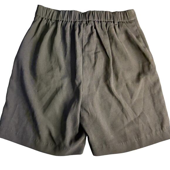 Rachel Zoe Black Dress Shorts Elastic Waist Pockets Staple Basic Wardrobe Size 6 - Picture 3 of 8